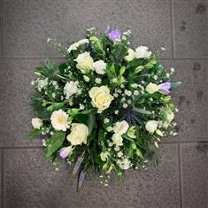 White and Lilac Posy