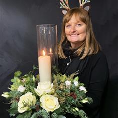 Winter Frost Candle Arrangement 