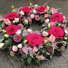 Garden style wreath