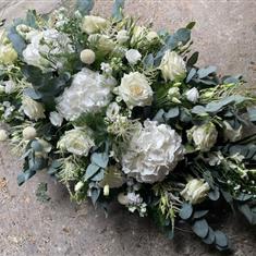 White hydrangea spray
