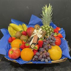 Fruit and chocolates