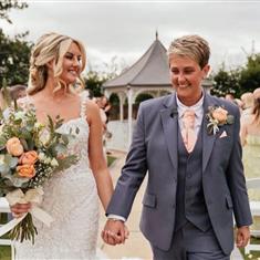 Peach Wedding