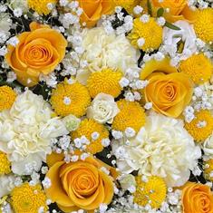 Lemon and yellow loose heart