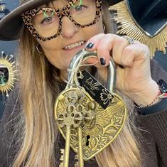 key to my heart padlock