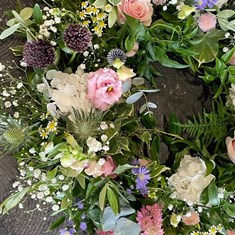 summer foreged wreath